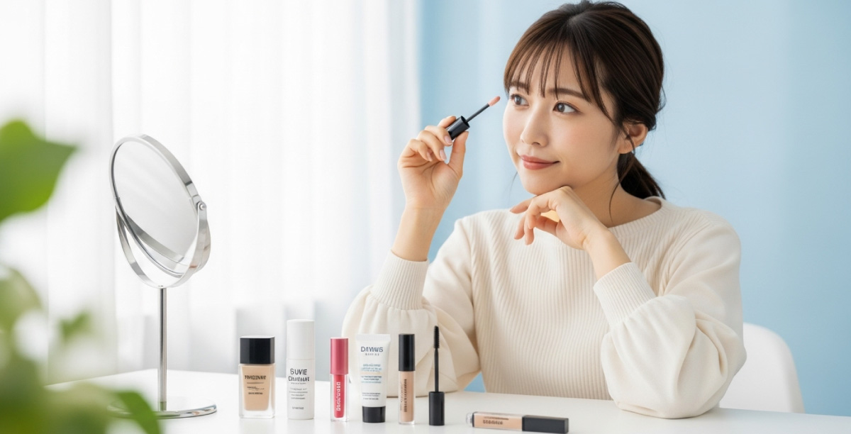 時短メイクの成功は“アイテム選び”と“省略できる部分”の見極め