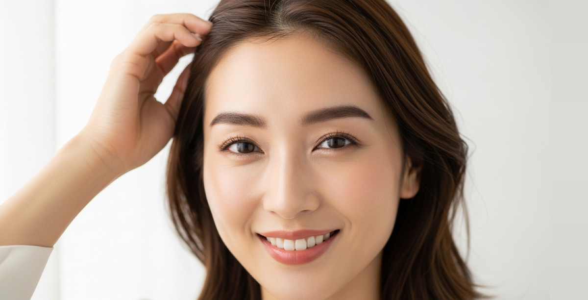 眉アートメイク直後を自然に見せる工夫|メイク・前髪・照明