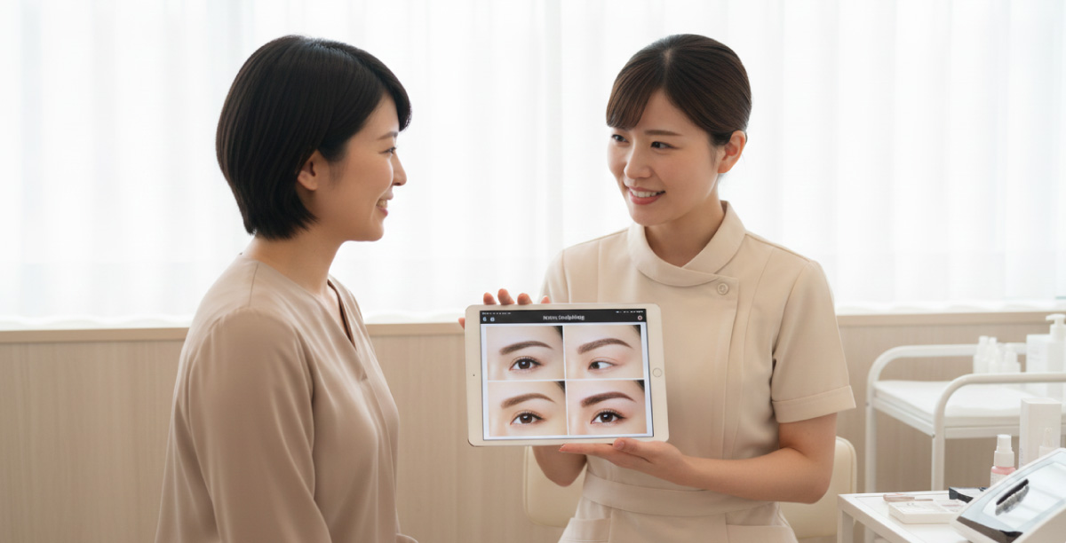 アートメイク接客が活きる