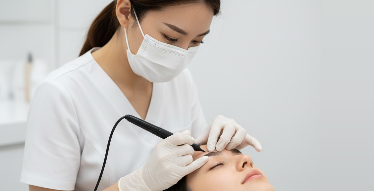 パウダー眉の技術差